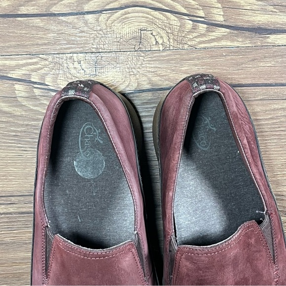 CHACO Montrose Red Leather Slip-On Loafers Shoes Men’s Size 9 - Picture 9 of 10